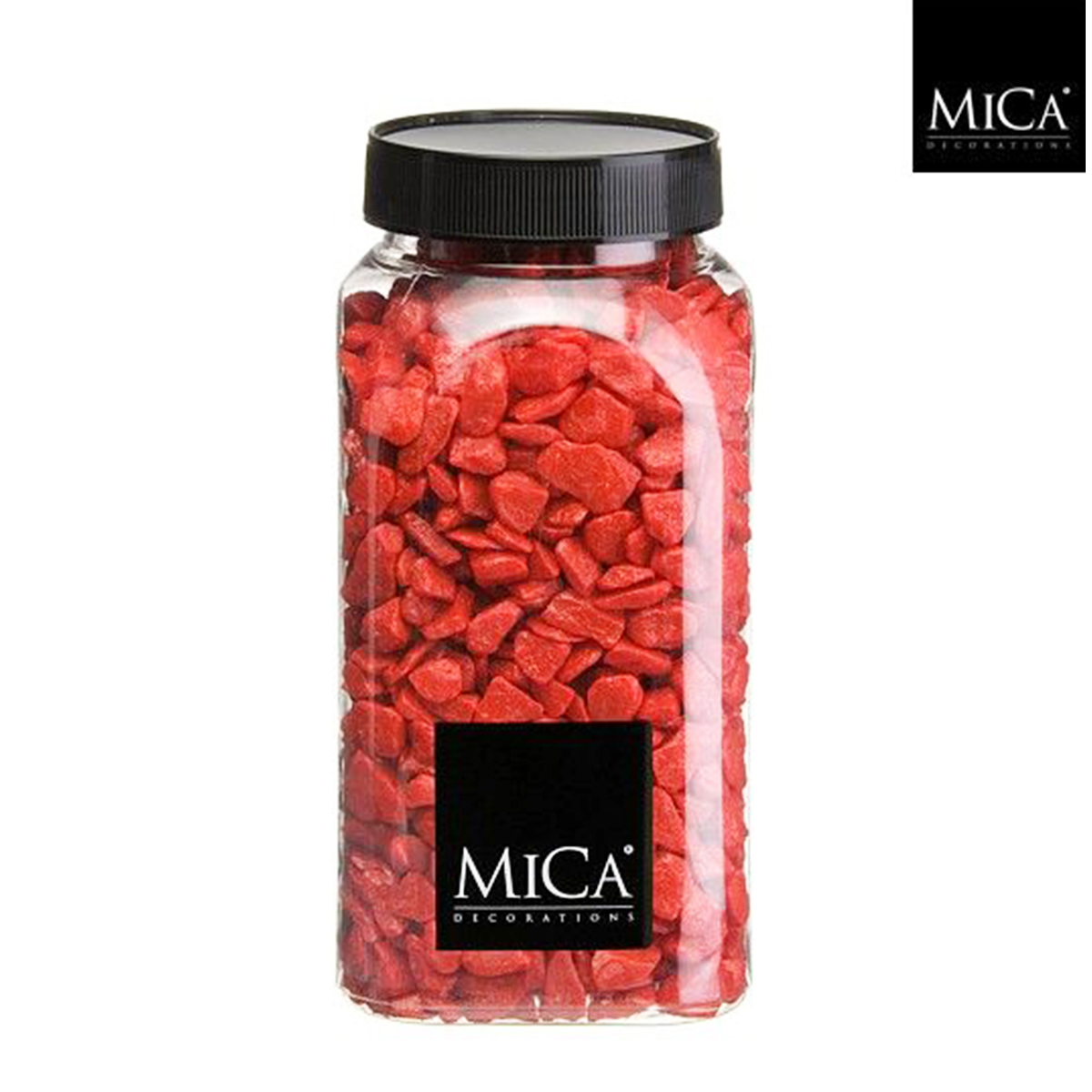 Deko Steine Marbles rot, 9-13mm, 650ml, Mica Decorations