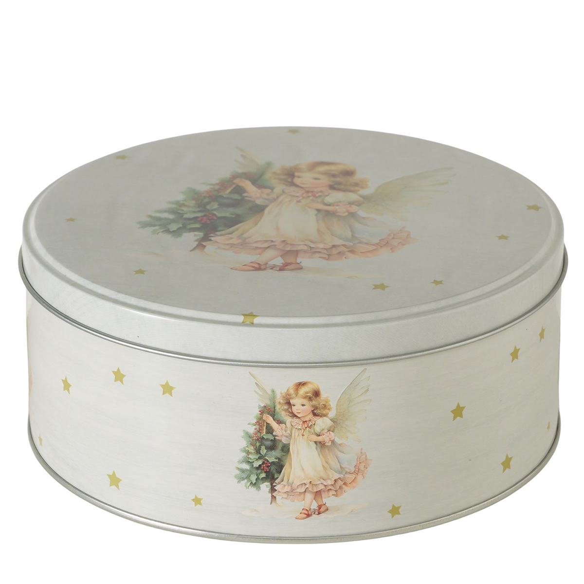 Vorratsdose Engel Clara cremeweiß, Ø19cm, Boltze Home Collection