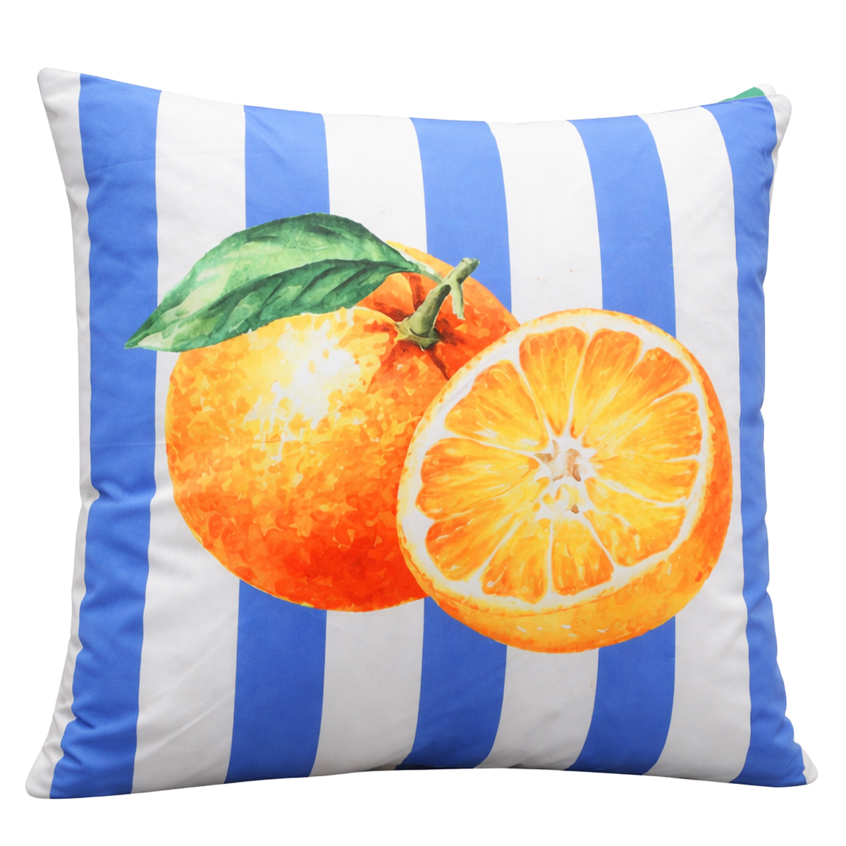 Deko Kissen Orangen, lustiges Outdoor-Kissen, 45x45cm