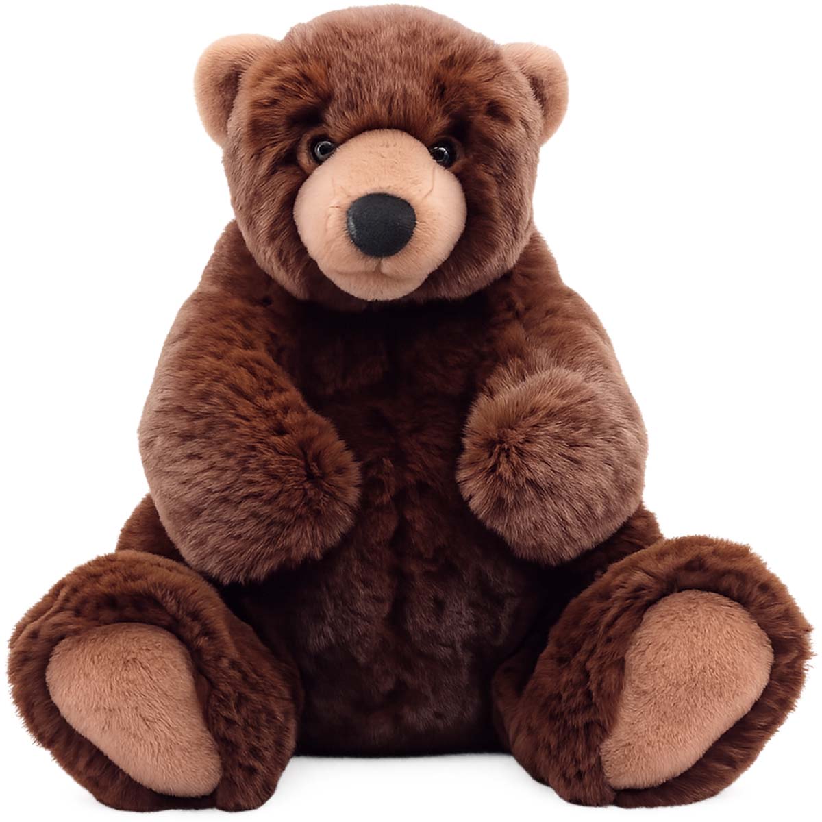 Plüschtier Bär, superweicher Plüsch-Braunbär, 20cm
