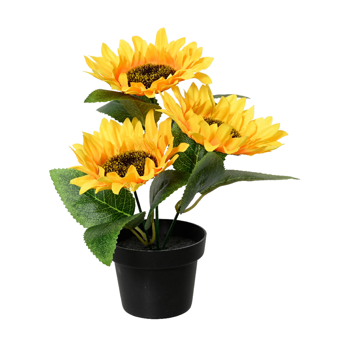 833265_01JK3M7C38BW8TPHBGB5MQHTVX9TiivfJJ5KBJk Kunstpflanze Sonnenblume gelb getopft, Sonnenblume im Topf, 20cm