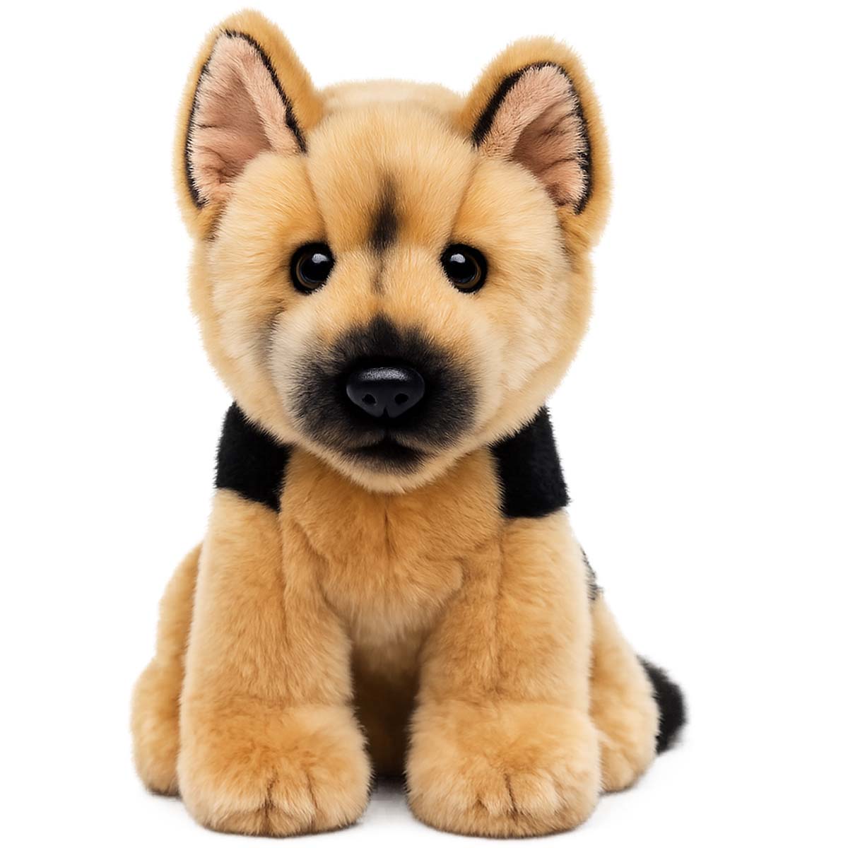 Plüschtier Hund Deutscher Schäferhund, Plüsch-Schäferhund-Welpe, 19cm
