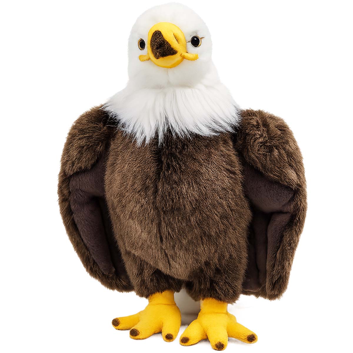 Plüschtier Adler, Plüsch-Weißkopf-Seeadler, 24cm