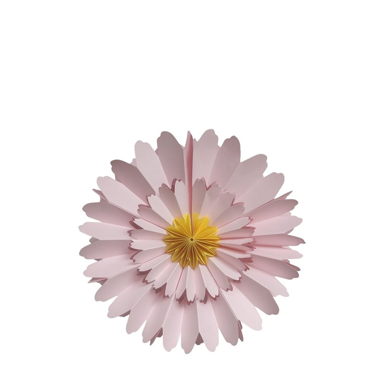 Deko Papierblume rosa, Fächerblume, Ø15cm 
