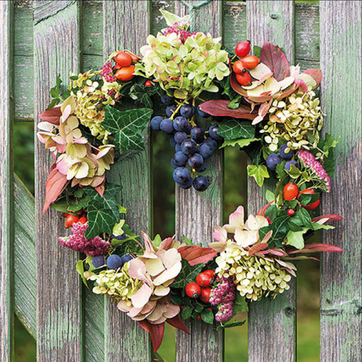 Ambiente Papierservietten Autumn wreath, 33x33cm