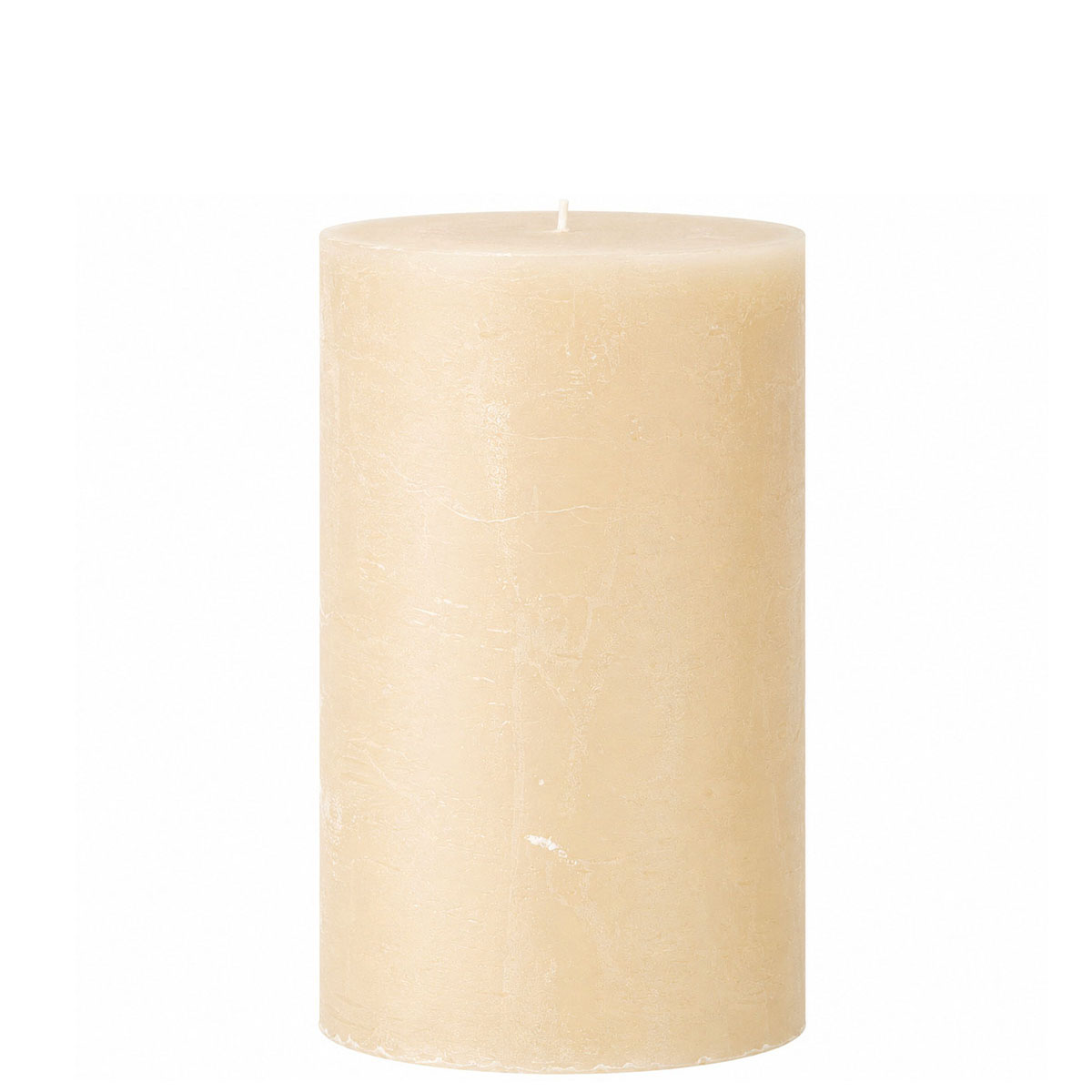 Stumpenkerze Rustic Elfenbein, Wachskerze 150mm, Ø100mm