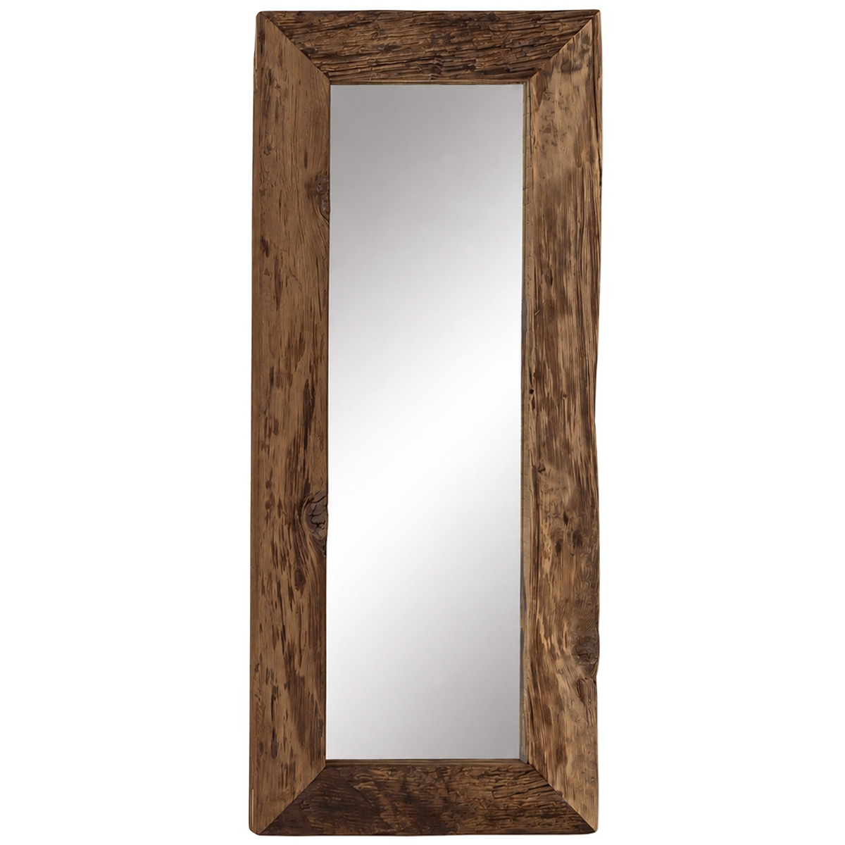 Wandspiegel Solea, Holzspiegel, Naturholzrahmen, 120x50cm, Boltze Home Collections