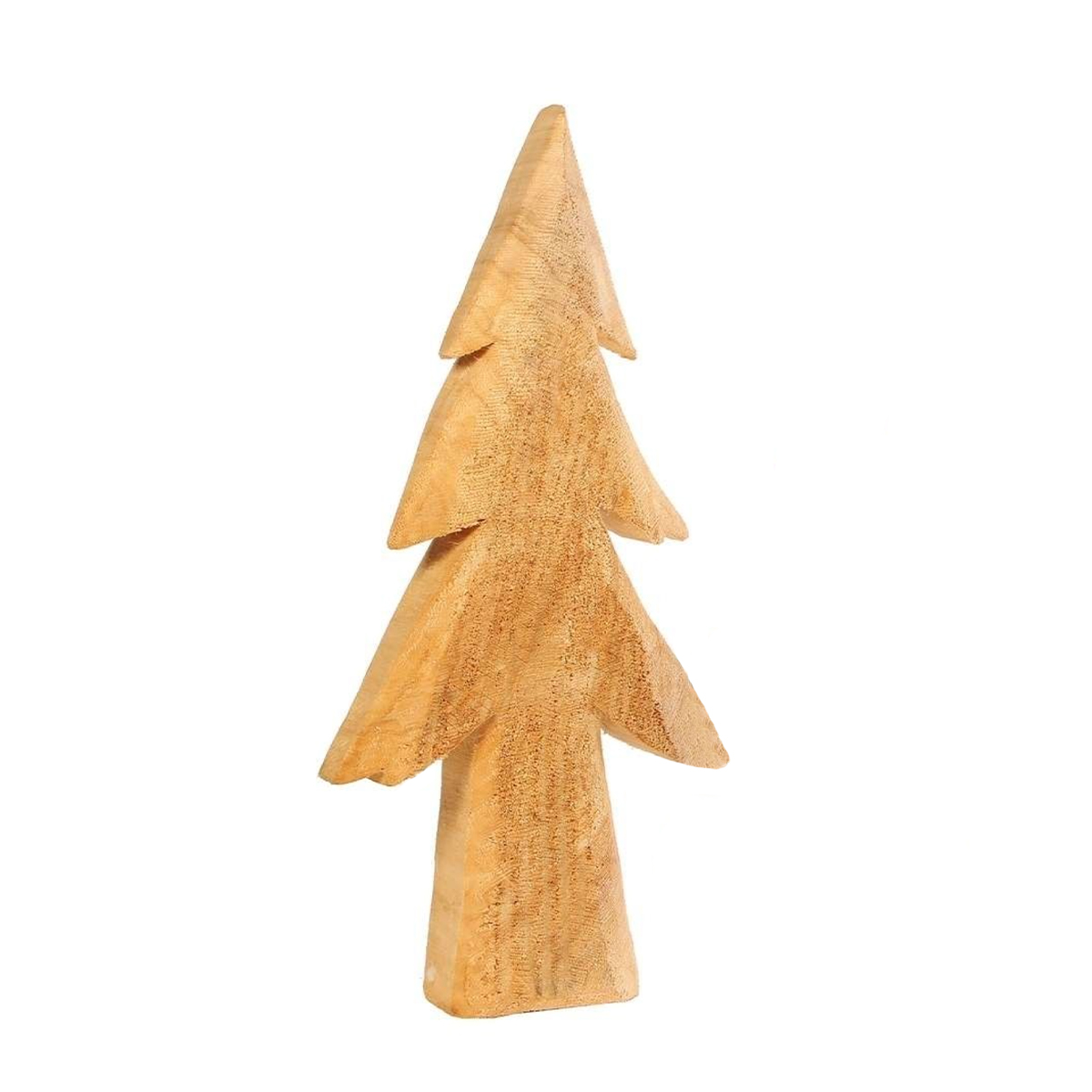 Deko Holzbaum Tanne Natur, Tannenbaum aus rauem Pappelholz , 70cm, WMG Grünberger