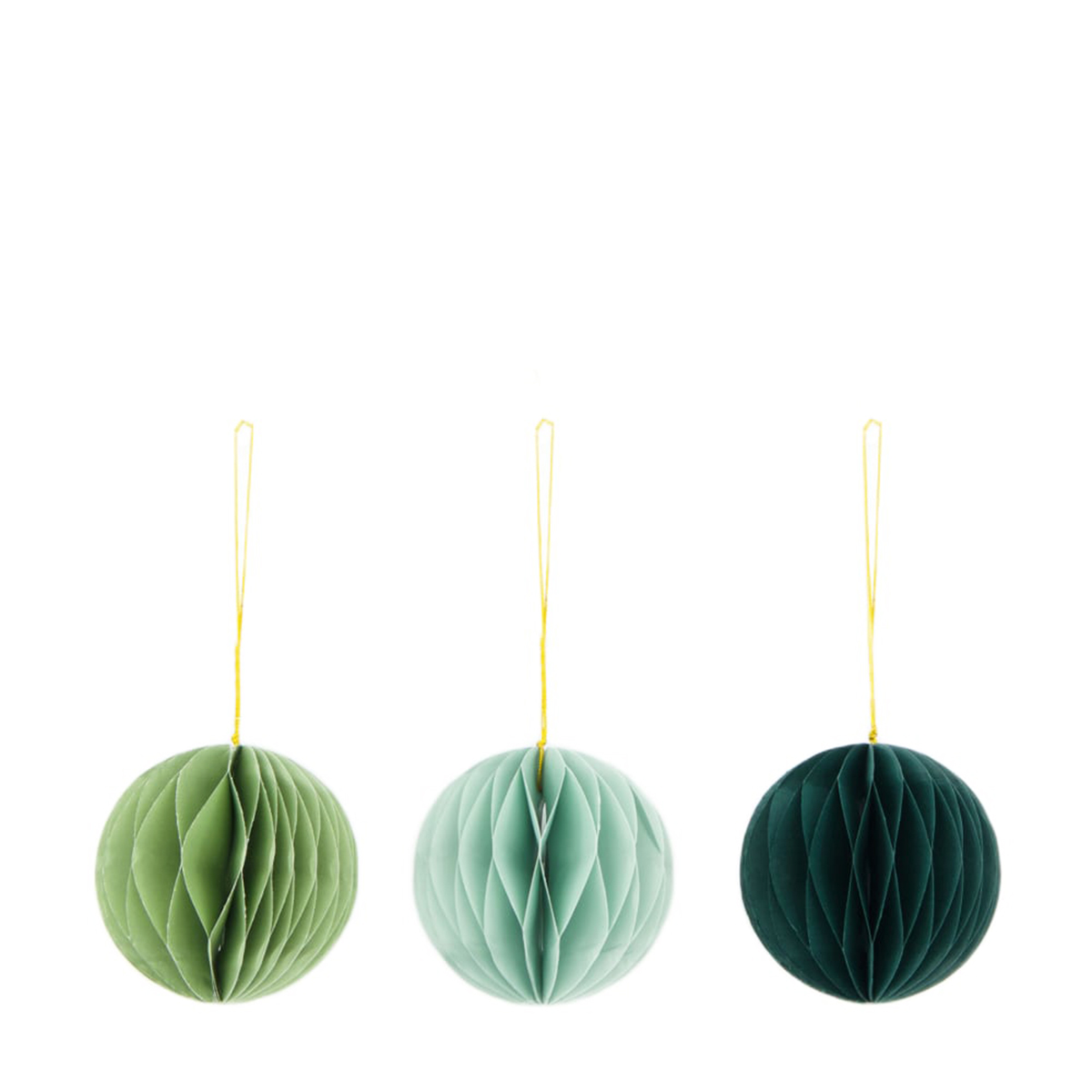 F115948_01J6HKKJ3WP35QTWEQ80BWB8RCj7RTdfCMpbEvc Deko Weihnachtskugel Papier hellgrün, dunkelgrün, mint, Ø8cm, DIJK Natural Collections