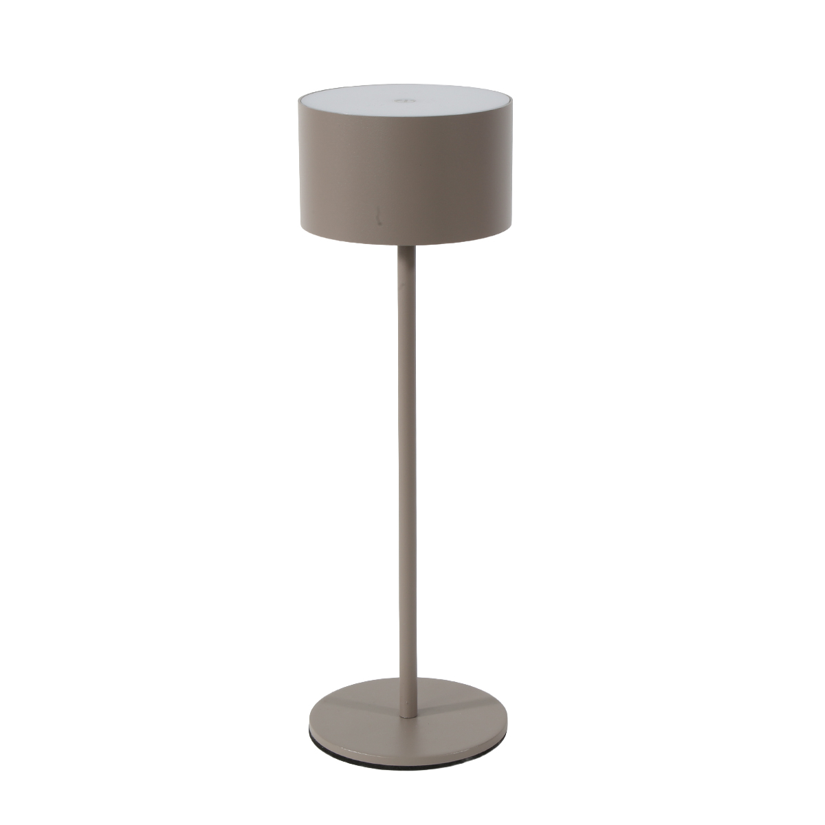 LED Tischlampe Touch taupe, Tischleuchte runde Form, cm