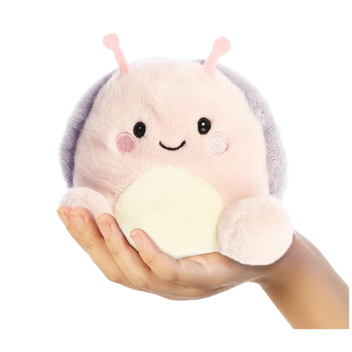 Plüsch Schnecke, Shelby, rosa, Palm Pals, 13cm, Aurora World