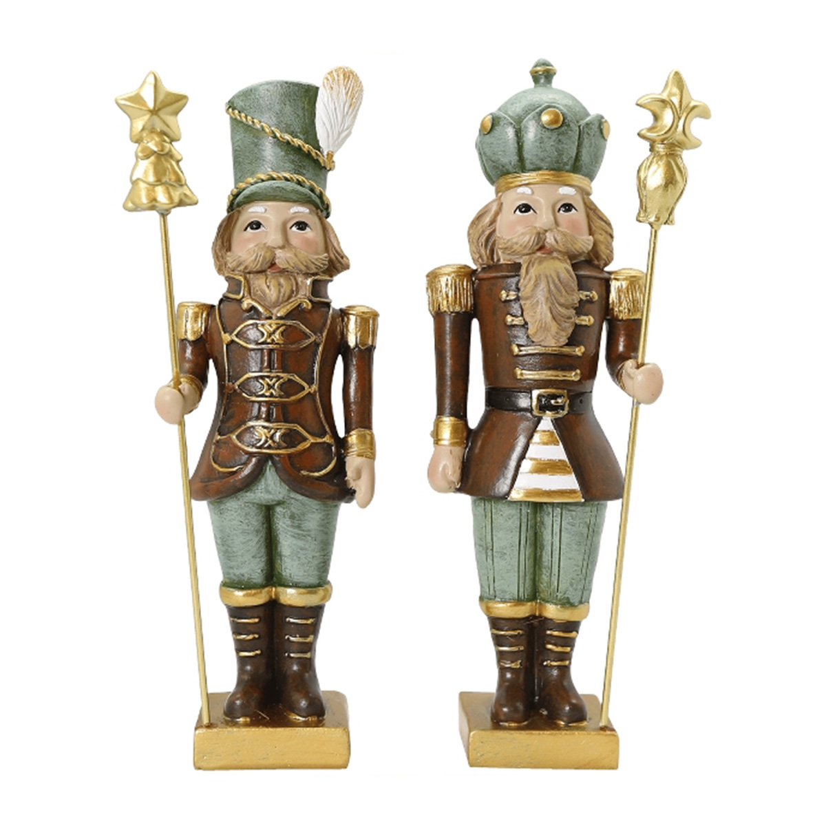 Deko Weihnachtssoldat Lilian, stattlicher Soldat mit Zepter, 23cm