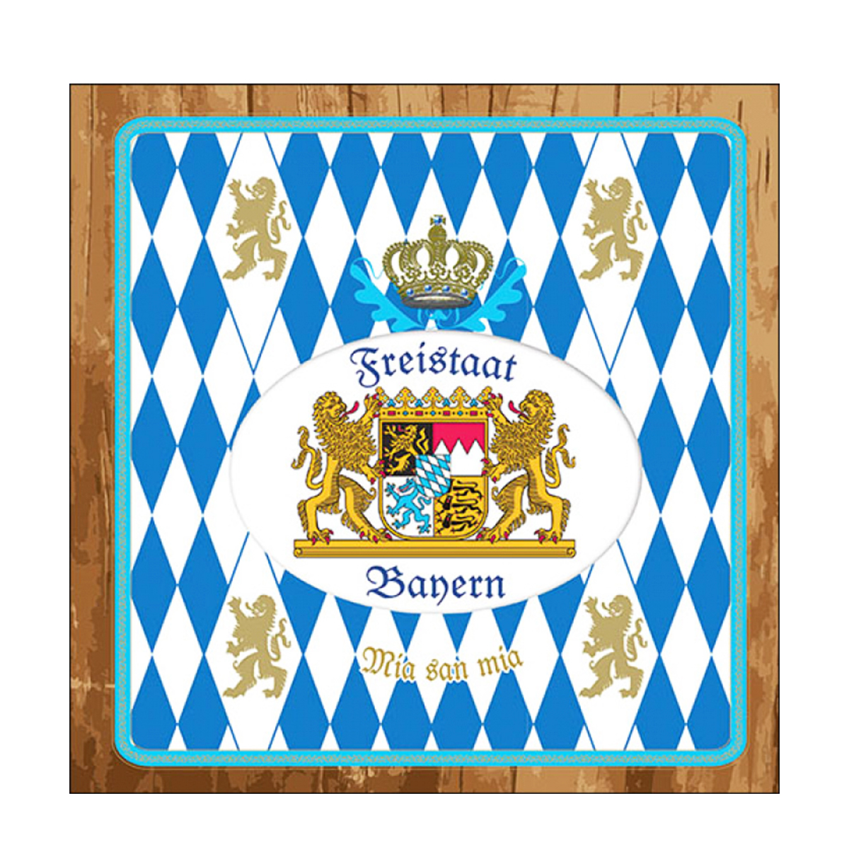 Ambiente Papierservietten Bayern, Freistaat Bayern, 33x33cm