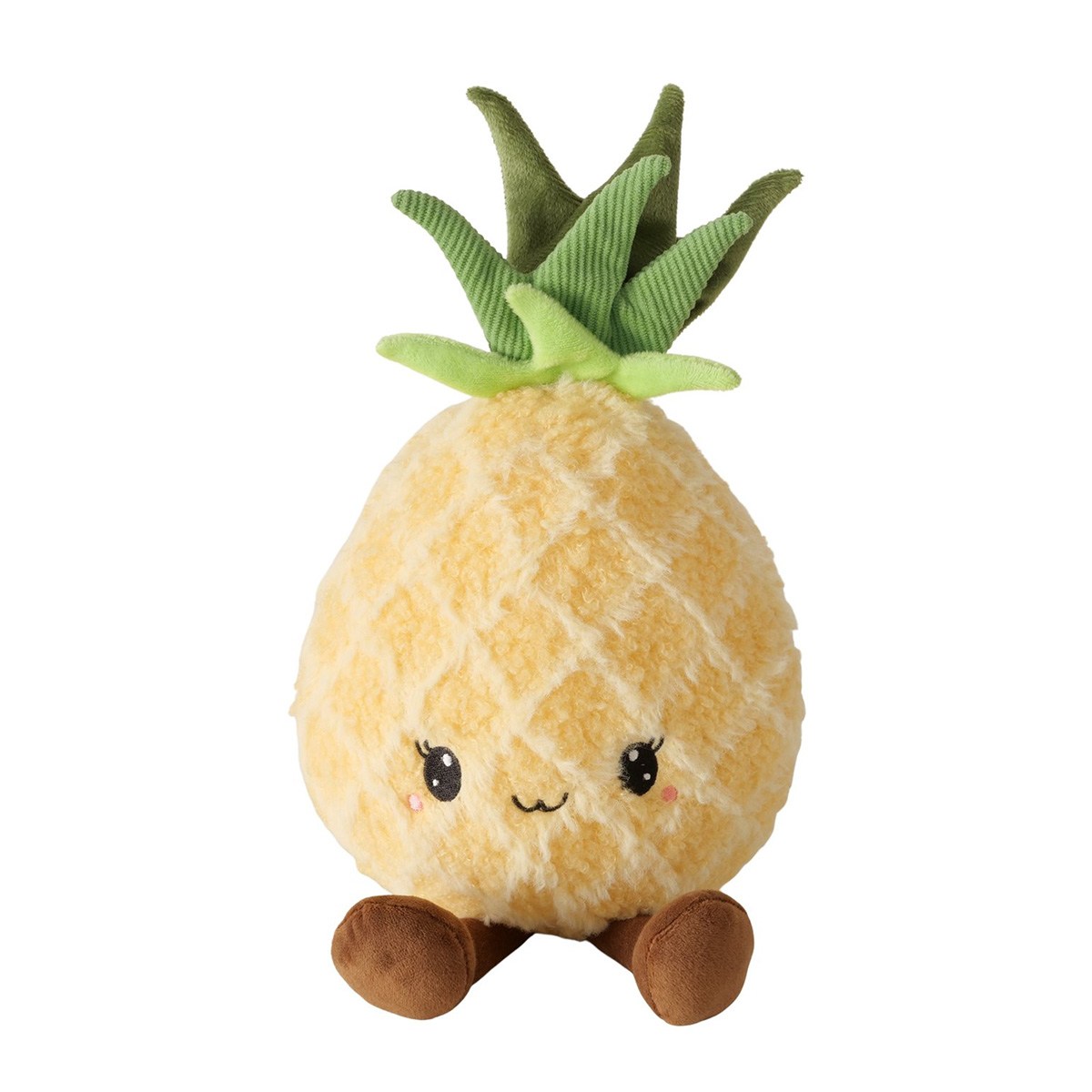 Deko Kissen Ananas Piney, lustiges Plüschkissen mit Beine, Boltze Home Collections