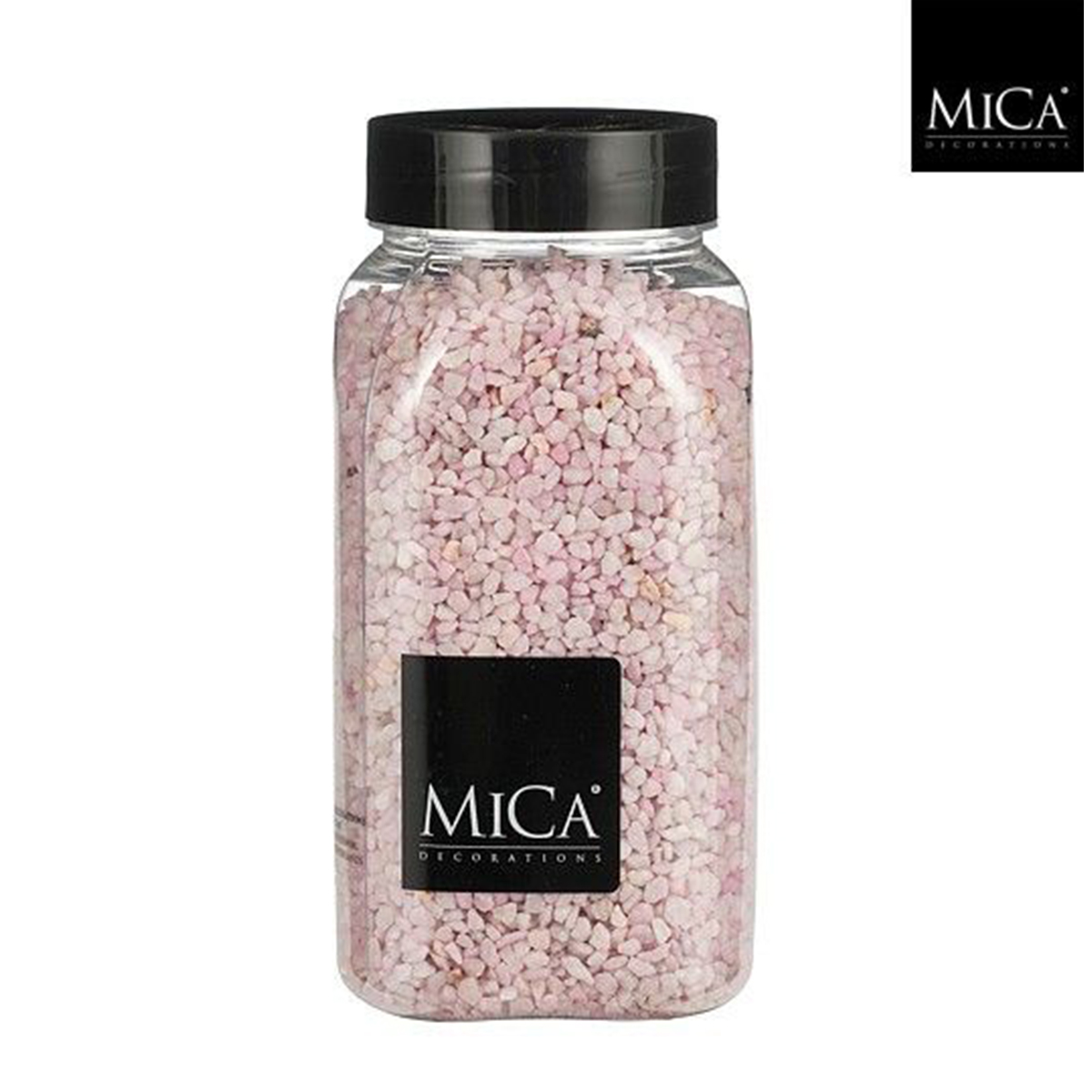 Deko Steine Granulat rosa, 2-3mm, 650ml, Mica Decorations
