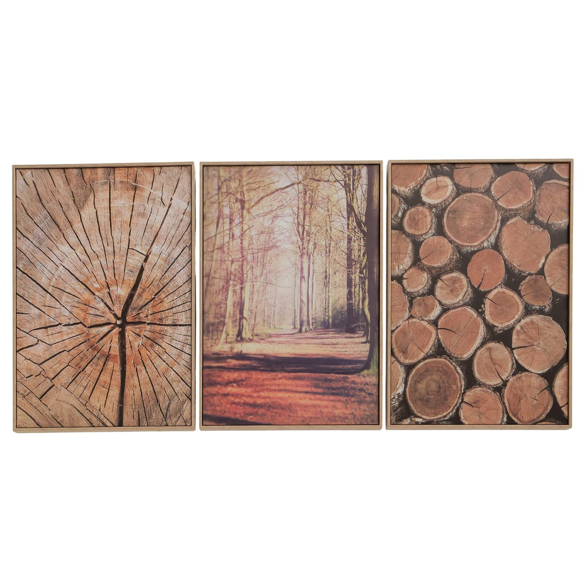 Holzbild Holzi mit Baum Motiv, rustikale Wanddeko im Naturstil, Boltze Home Collections