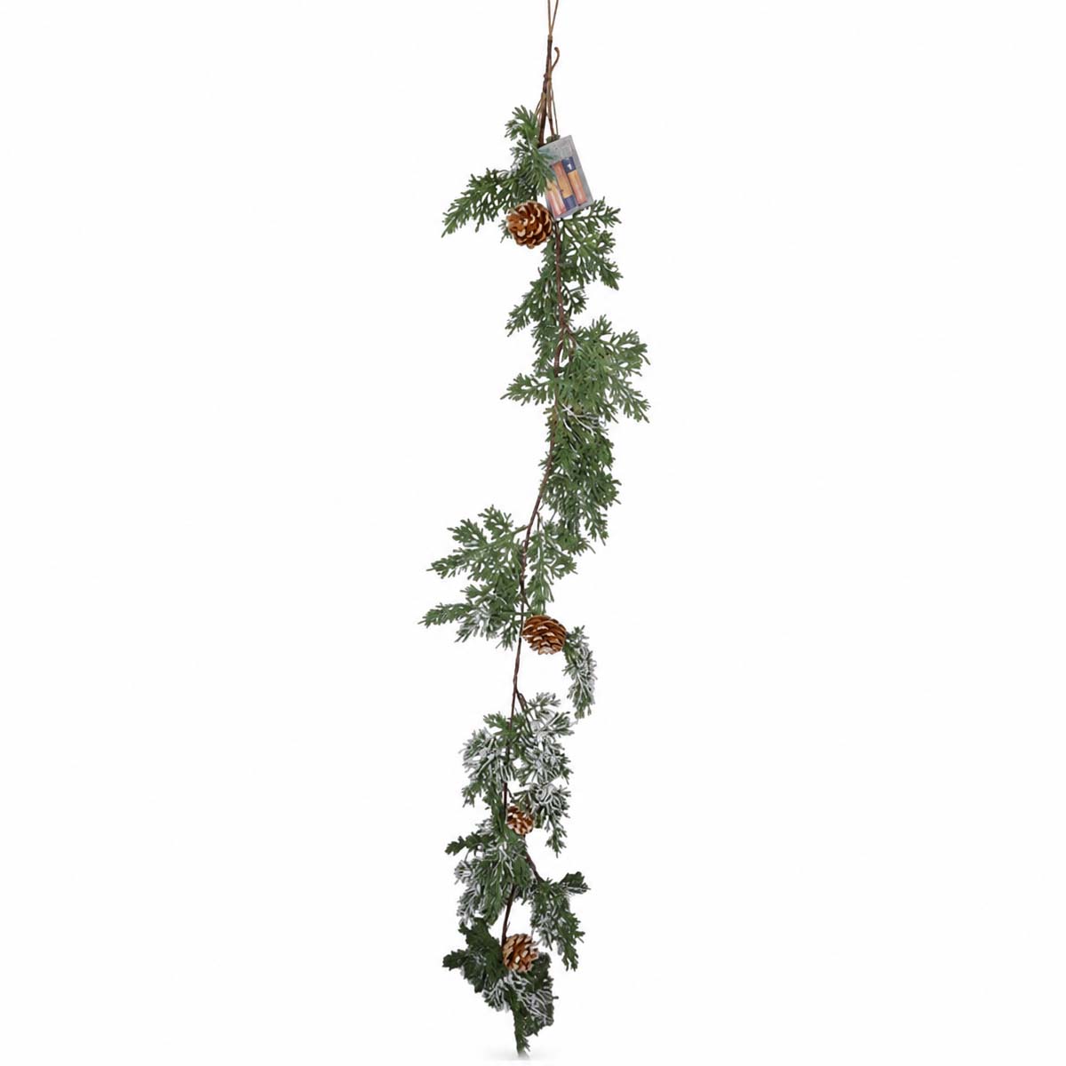 LED Girlande mit Zapfen, 20 LED's, Batteriebetrieb, 150cm