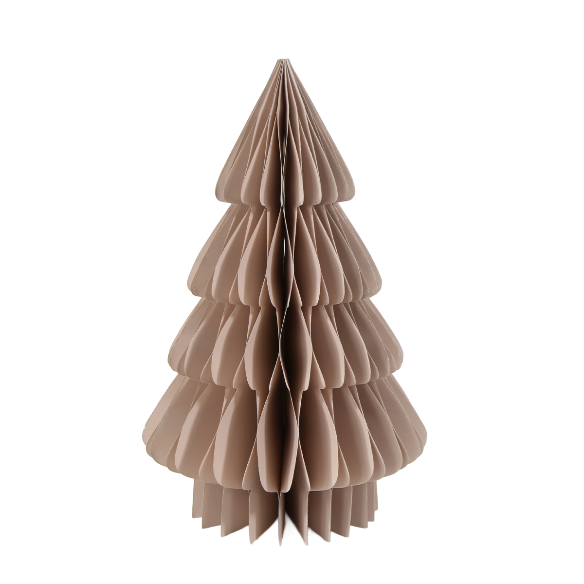 Deko Tannenbaum Papier, Papierbaum Tanne leinen, Fächerbaum, 40cm