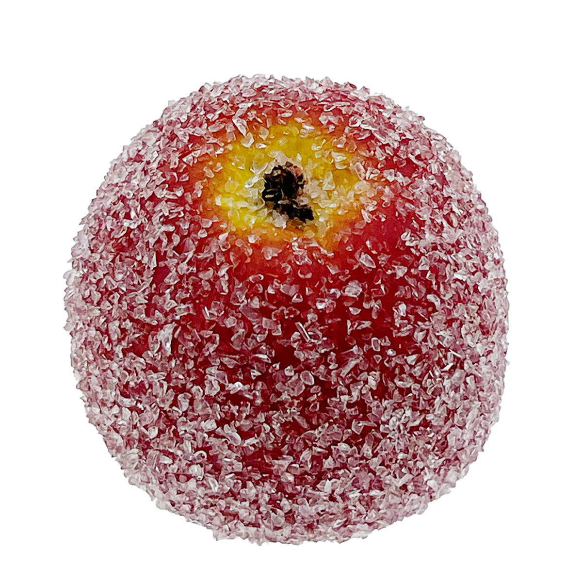 Deko Winterobst Apfel rot, Apfel gefrostet rot, Ø9cm