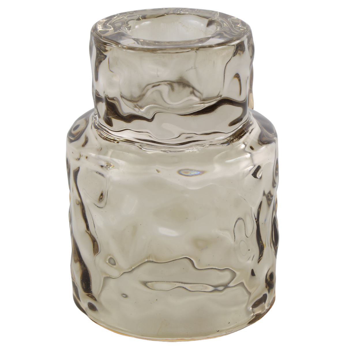 Kerzenhalter Klar, Glas-Kerzenhalter für Stabkerzen, 8cm