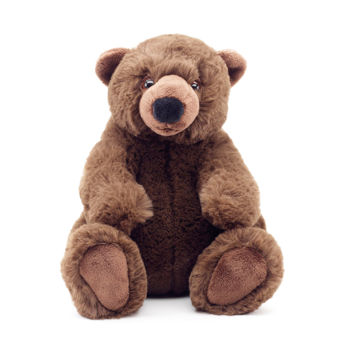 BE0271C21_01J55SPQKKQXEH2H26PHEPJDNA4zOupcXIGykJ9 Plüschtier Bär, Braunbär Charlie sitzend, braun, 27cm, Uni Toys