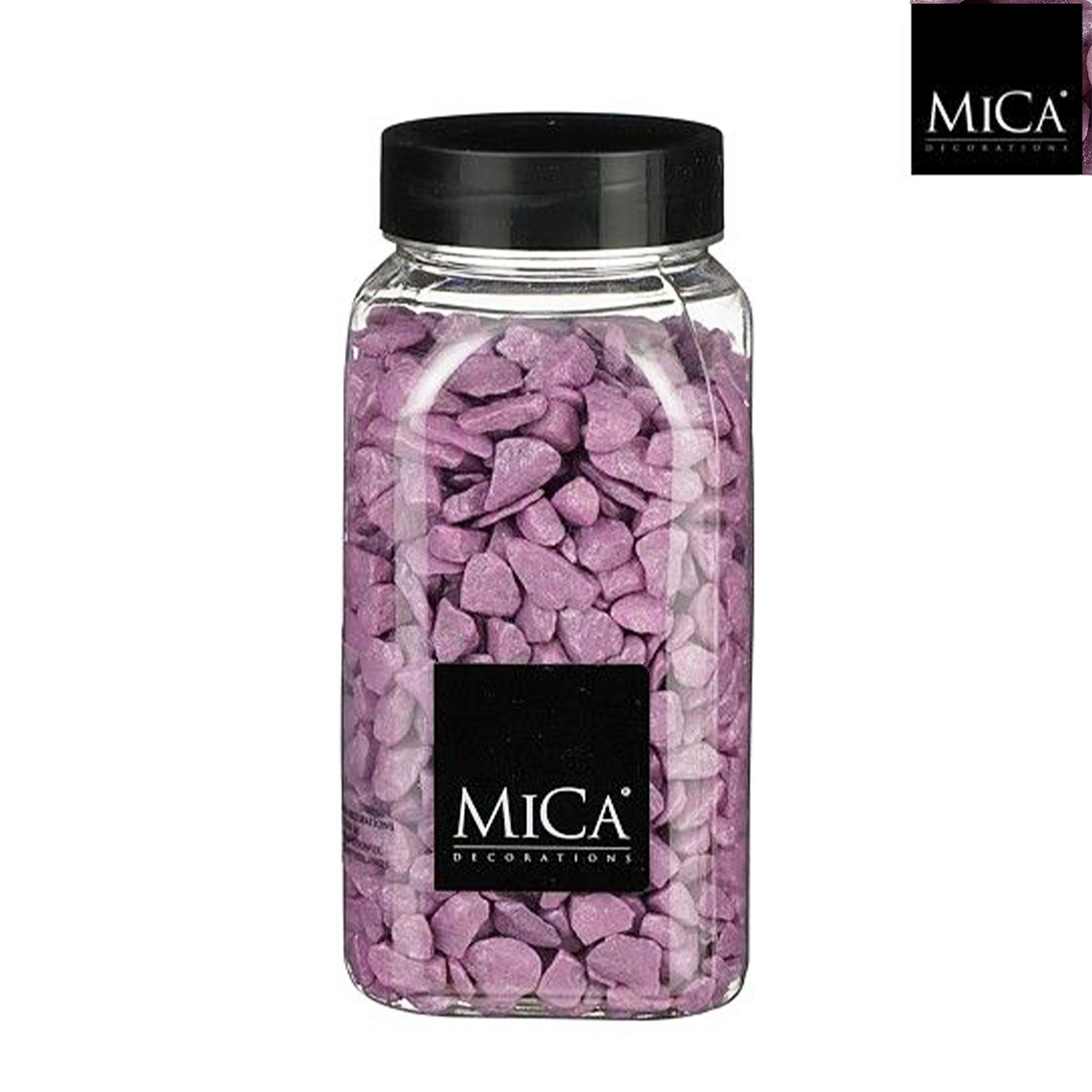 Deko Steine Marbles violett, 9-13mm, 650ml, Mica Decorations