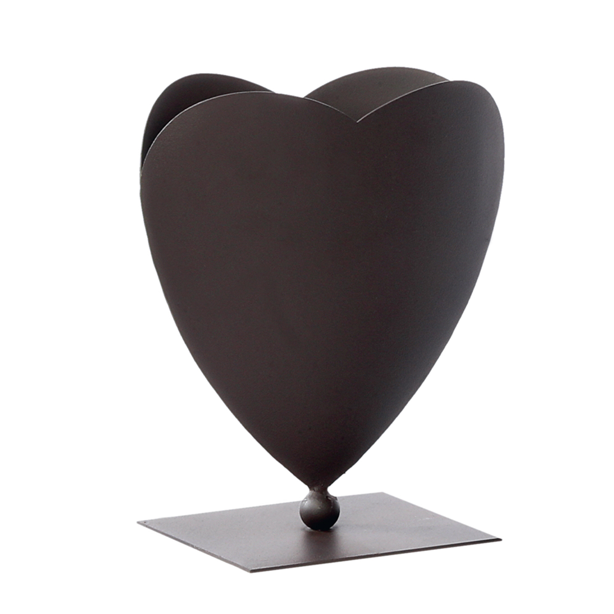 Deko Eisenherz, Herz aus Metall, geöffnet, 21cm, WMG Grünberger 