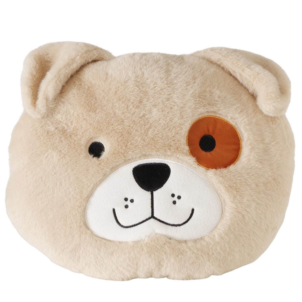 Deko Kissen Hund Bello, Plüschkissen Hundekopf, Boltze Home Collections