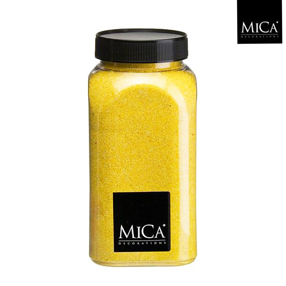 Deko Sand gelb, 0,5mm, 650ml, Mica Decorations
