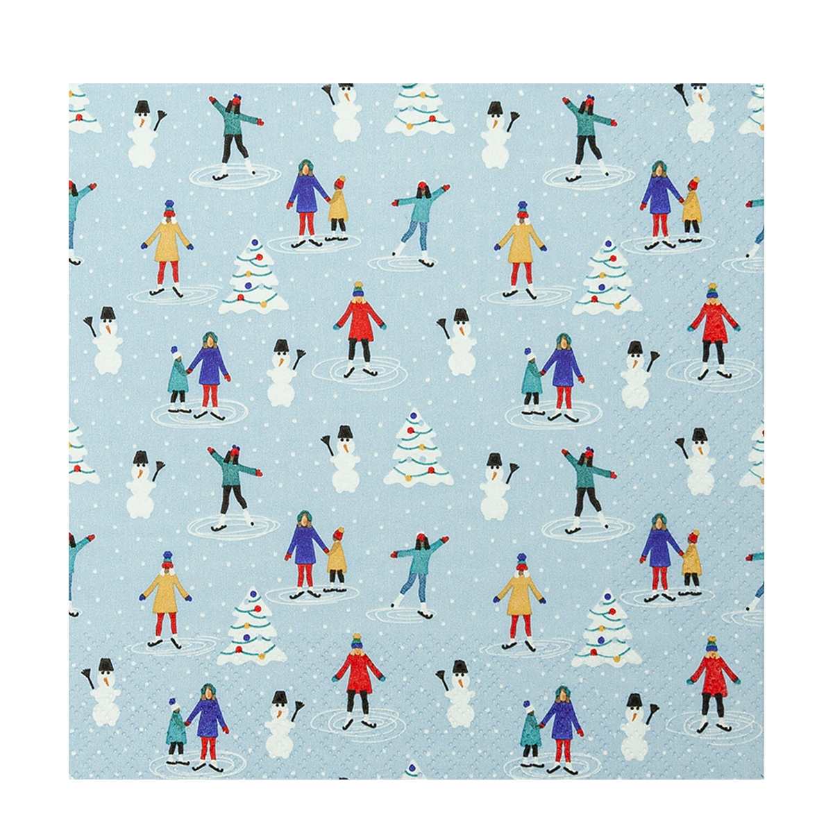 Home Fashion Papierservietten Schlittschuhe, Ice Skating, 33x33cm