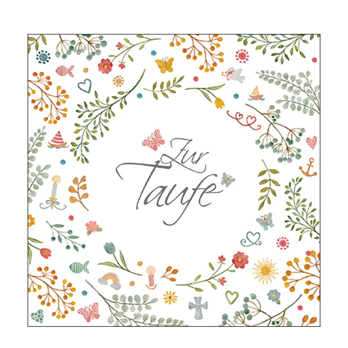 Ambiente Servietten Taufe, Zur Taufe, 33x33cm