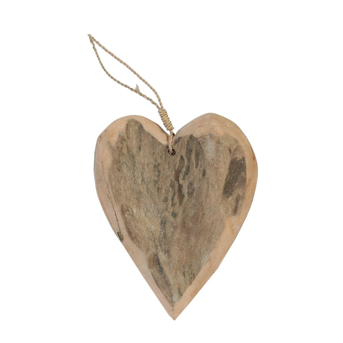Deko Herz Driftholz, rustikales Herz aus Naturholz, 12cm, WMG Grünberger