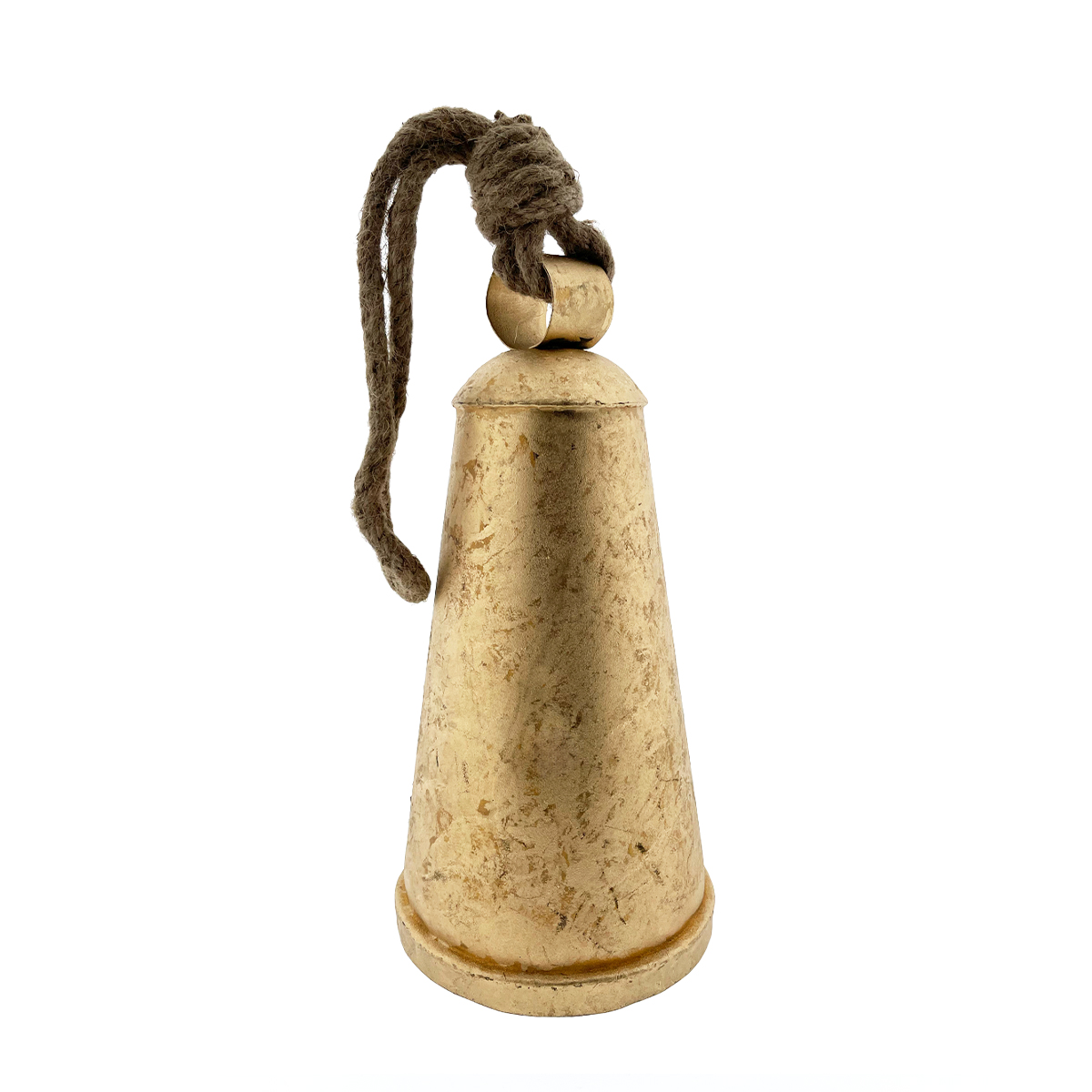A45493_01HSV2WDQN16VMYB5DHCGCWEGQh1zpBxcR2NFv0 Deko Kuhglocke Eschenlohe Rustikal gold, Glocke mit Klang im Shabby Chic Look, gold-schwarz, 30cm, M