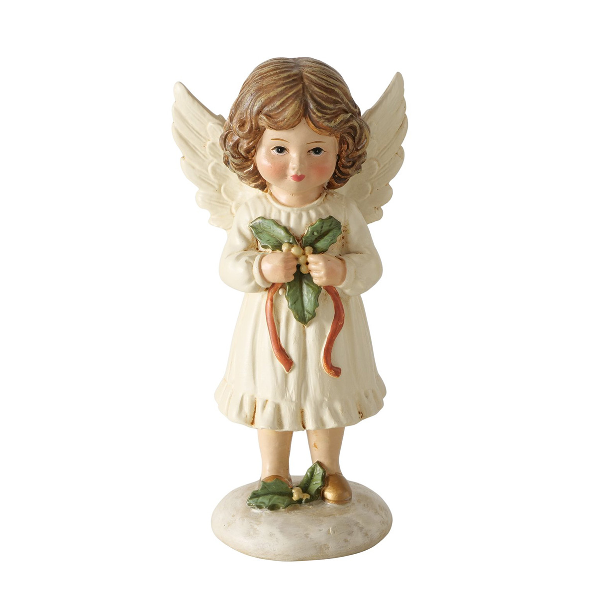 Engel Clara mit Grün, 6x12cm, Boltze Home Collection