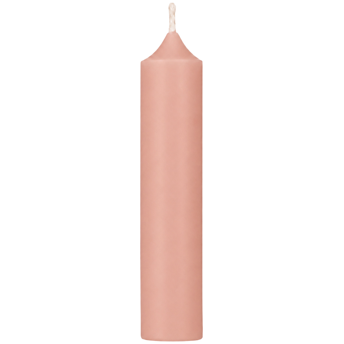 Kleine Wachskerze, Stabkerze Koralle, 11cm, Ø2,2cm, Ib Laursen