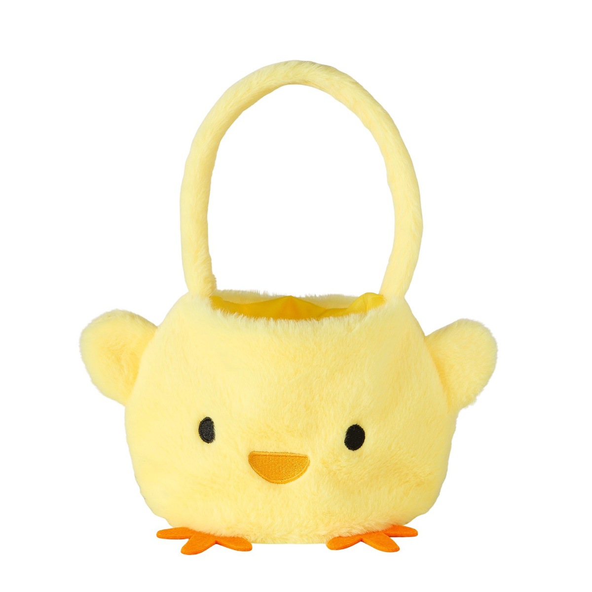 Geschenkkorb Osterküken, Geschenktasche Küken Neli gelb, 27cm, Boltze Home Collections Material