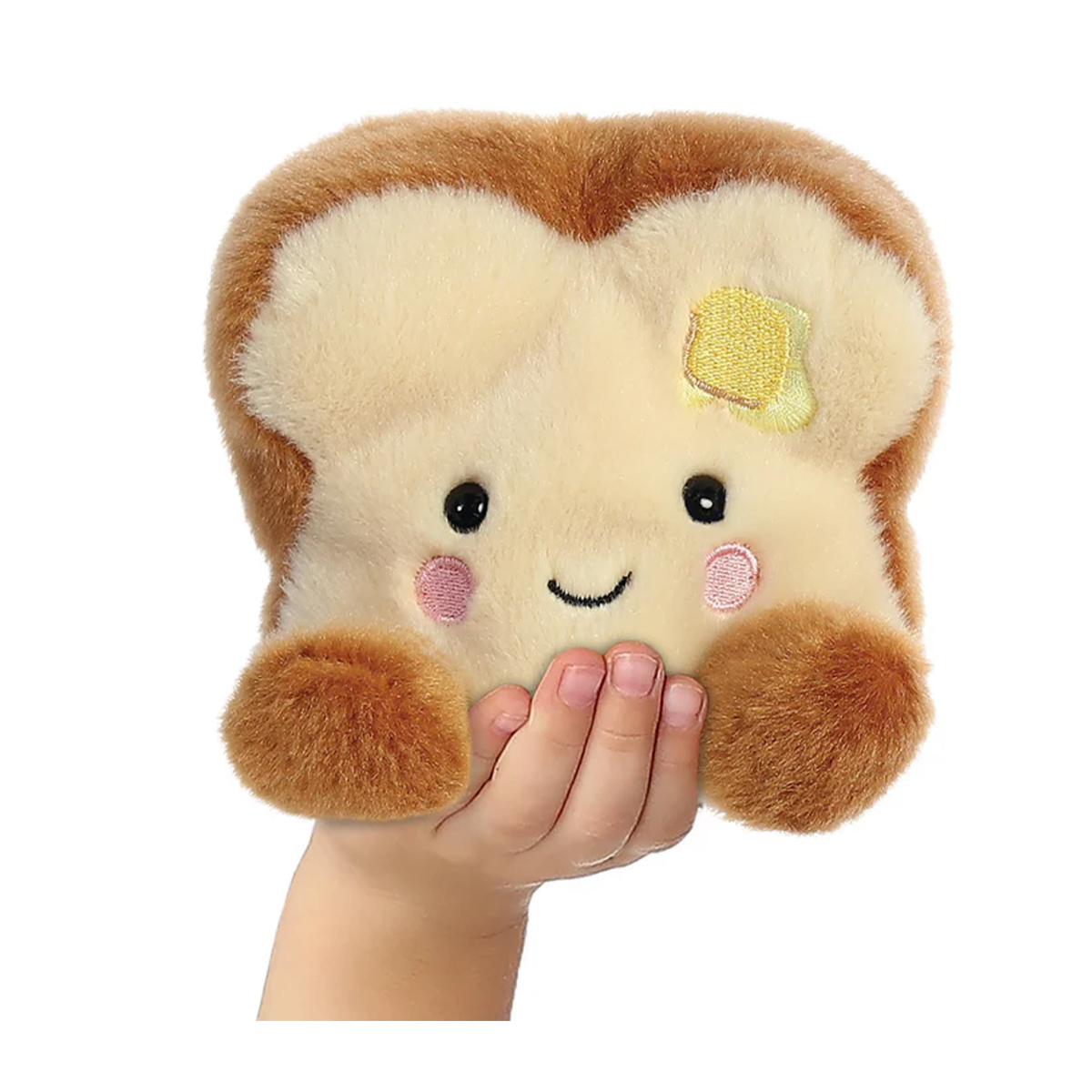 33574_01K2H7S6J3EBC42FYWYDP8GD6Q1izWf0wYUU2rq Plüsch Toast Buttery creme-braun, Palm Pals, 13cm, Aurora World