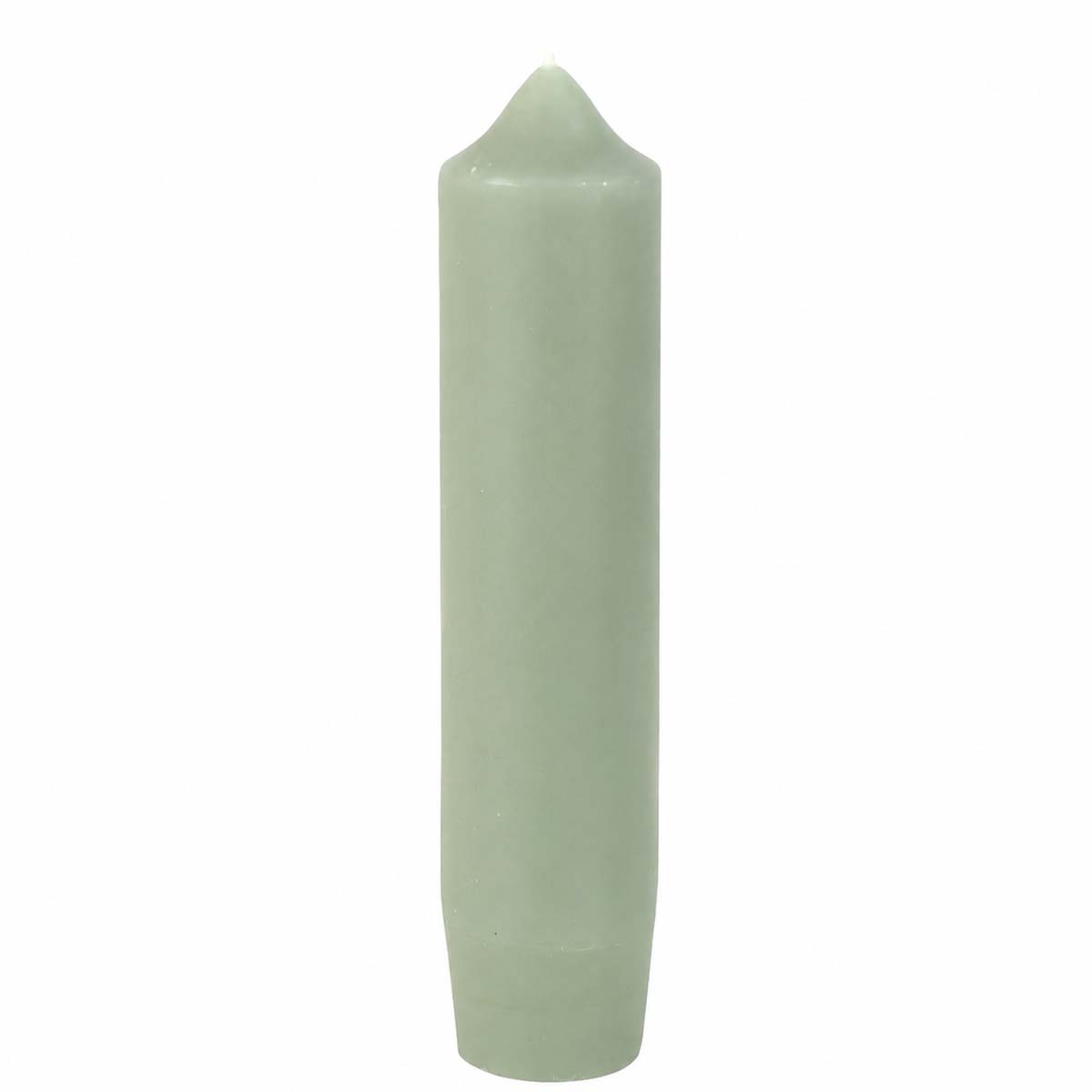 Kleine Stabkerze helles salbeigrün, 11cm, Ø2,2cm, Ib Laursen