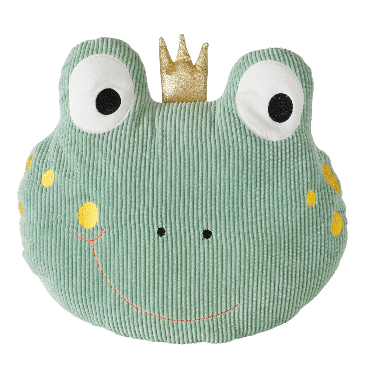 Deko Kissen Frosch Froggy, Plüschkissen Froschkönig, Boltze Home Collections
