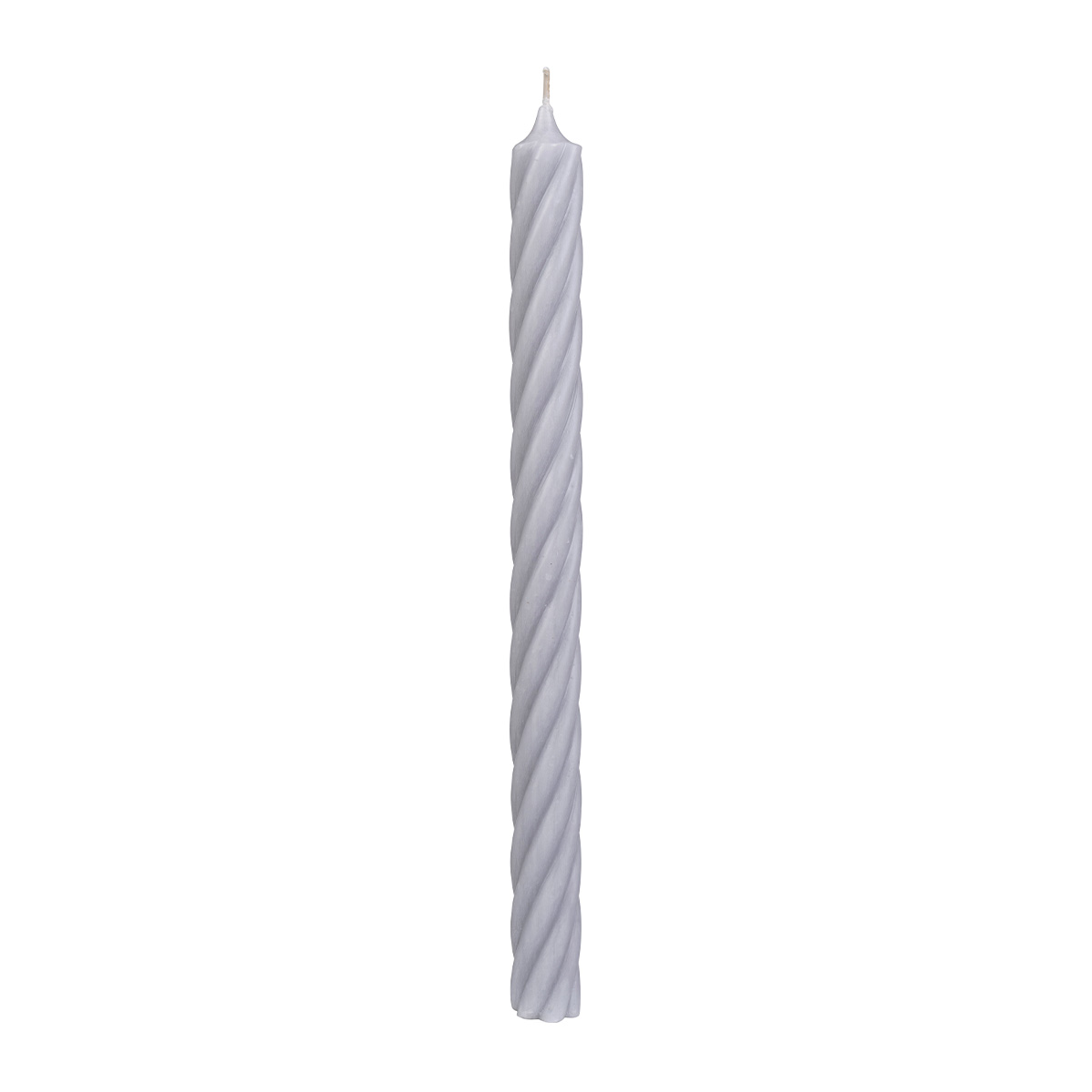 139-TR25028GRAU_01J7TGBV4GFT1D21QMNQ05FT3Yt9JkDPgkIItZN Stabkerze Rustic Twist gedreht, silbergrau, 250x28mm, Wenzel Kerzen