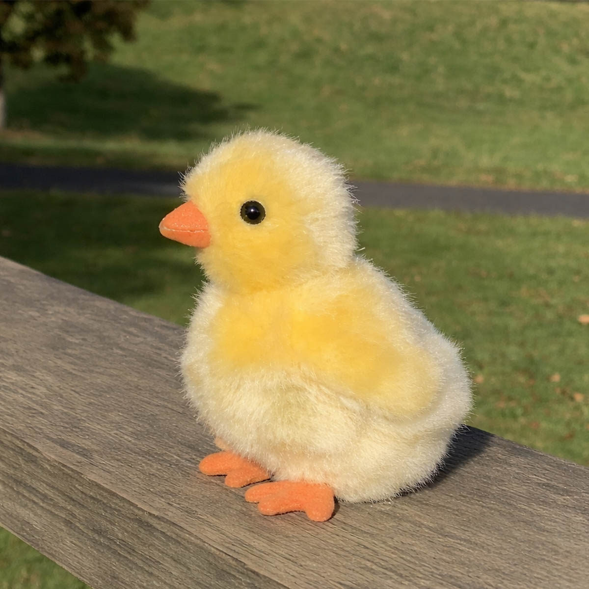 Plüschtier flauschiges Entenküken, kleines gelbes Küken, 13cm 