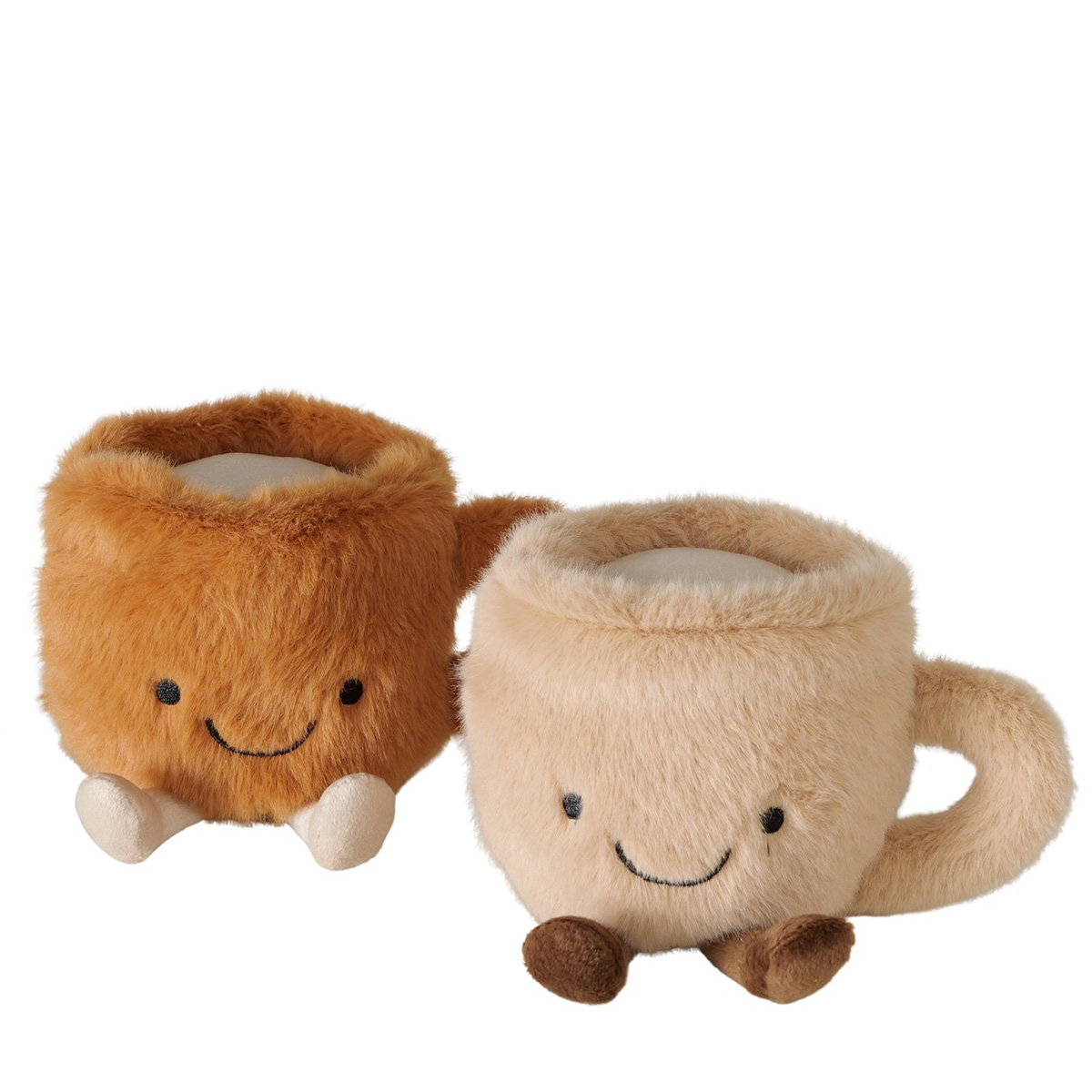 Plüsch Kuscheltier Tasse Cappo, brau oder beige, Boltze Home Collection