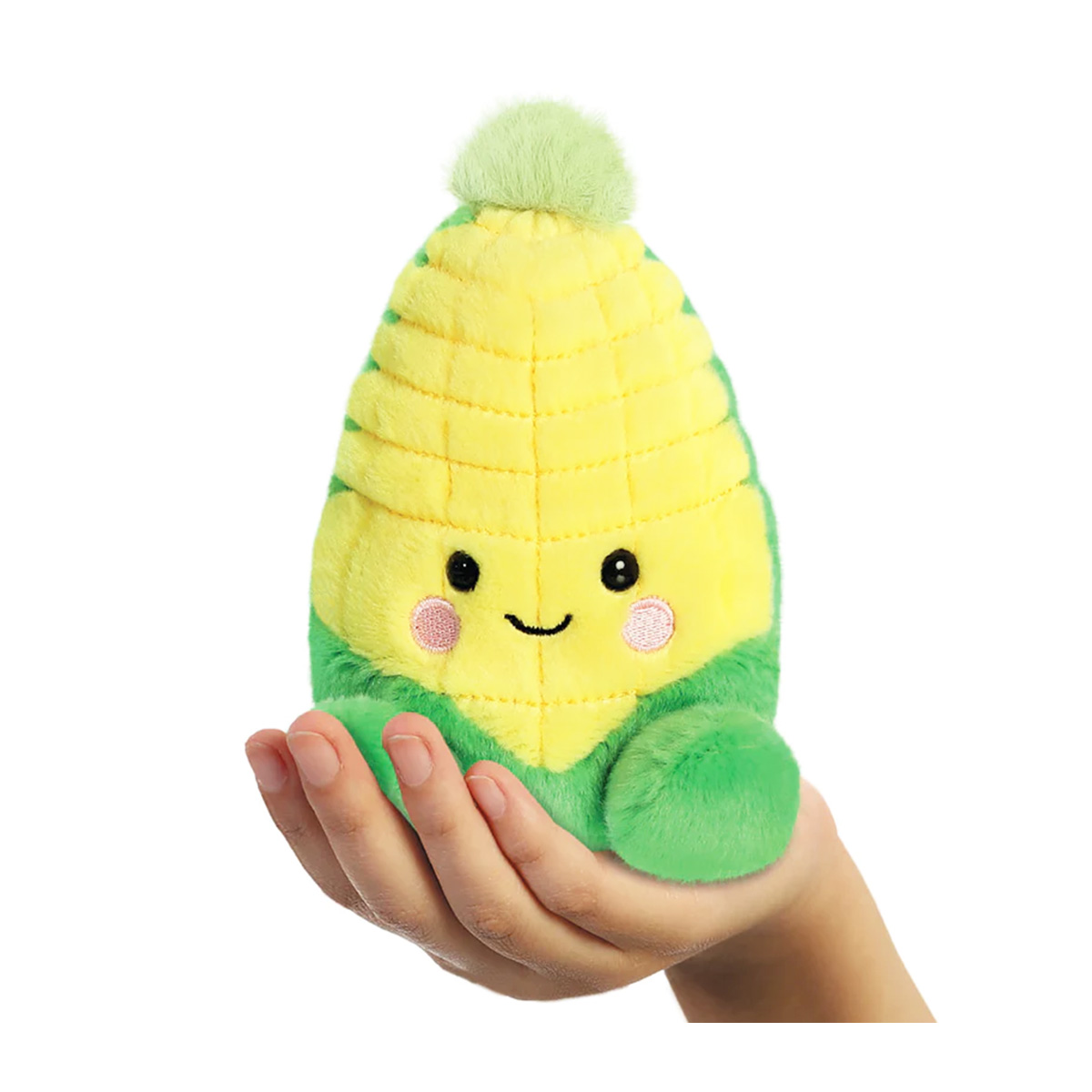 Plüsch Mais Wavey, grün-gelb, Palm Pals, 13cm, Aurora World