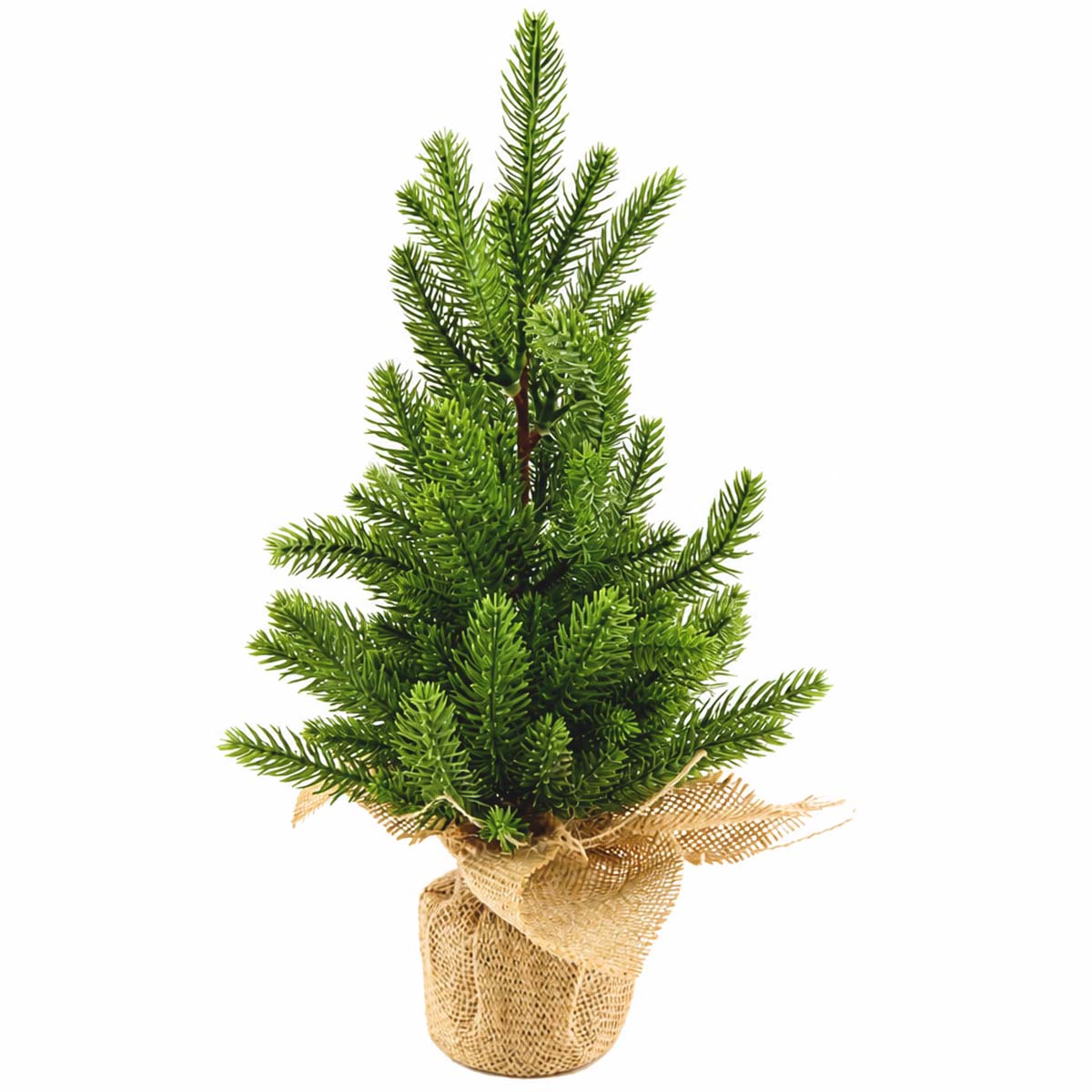 Kunstpflanze Tanne grün, Tannenbaum getopft, 44cm