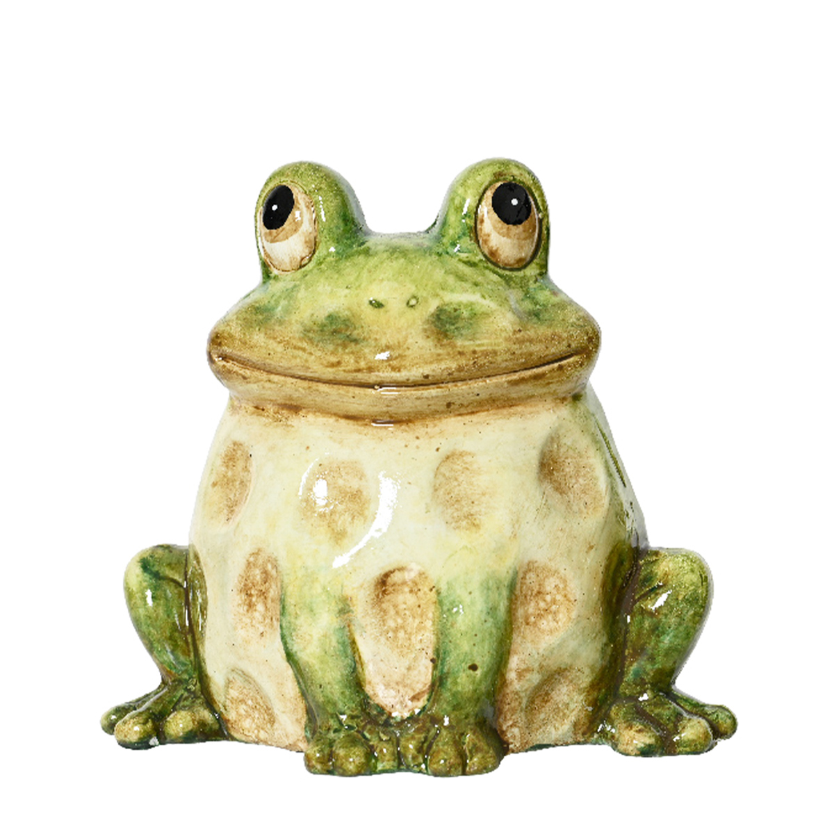 835309-2_01JQVHJSZSGPKZWJBJ0FDSB870me4DKVxqokBo5 Deko Frosch grün-braun, Gartenfrosch aus Terracotta, 7cm