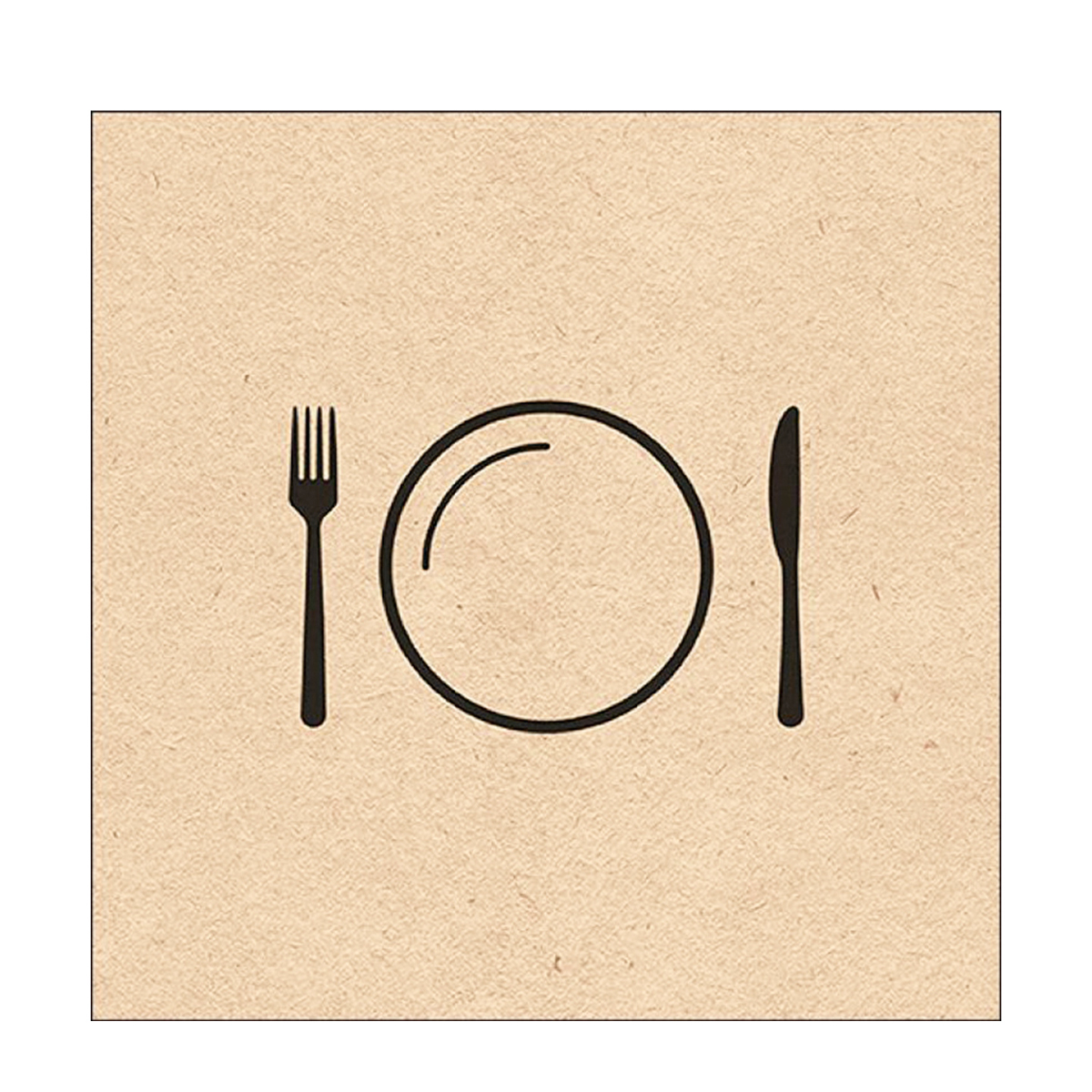 Ambiente Papierservietten Recycled Mahlzeit, Nice Dinner,33x33cm