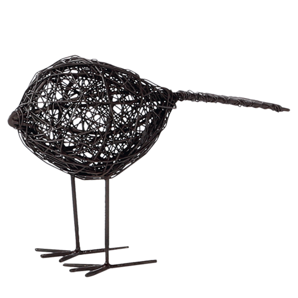 Deko Vogel Amari, Eisenvogel aus Drahtgeflecht, 14cm, WMG Grünberger