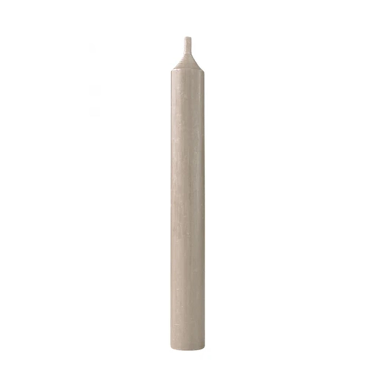 010735B_01JPWT53ZFHR3VTC1Z808M81DKaDfwOiRuoAwaQ Stabkerze Baumkerze taupe, Wachskerze, 110x13mm, Kerzenfarm Hahn