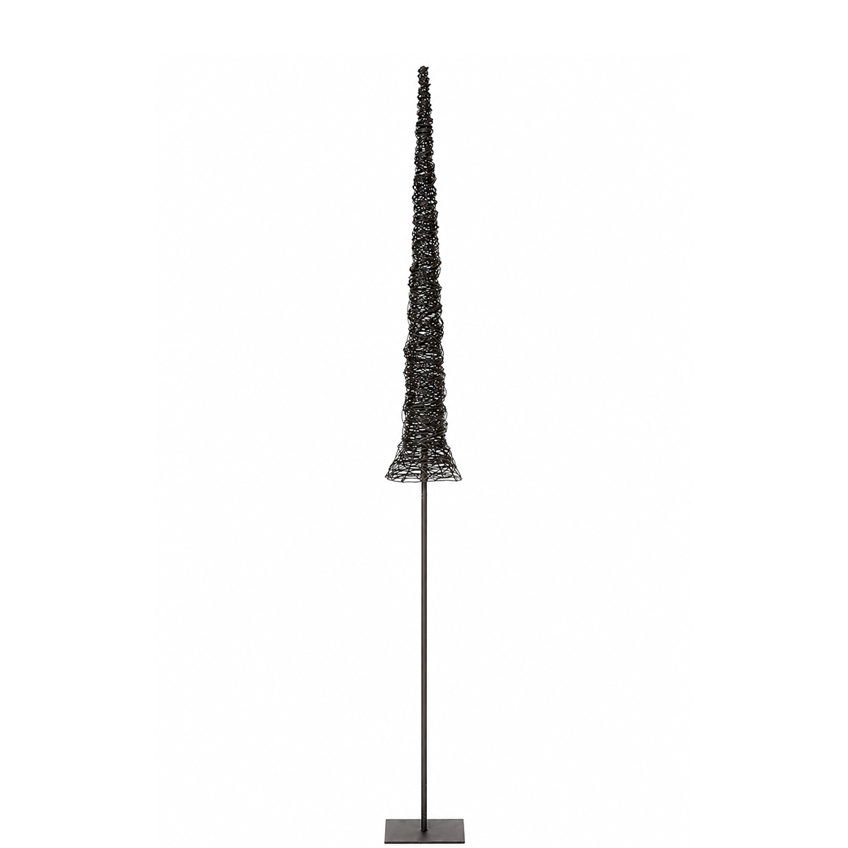 Deko Eisenbaum Antoine, sehr schlanker Baum aus Eisengeflecht, 80cm, WMG Grünberger