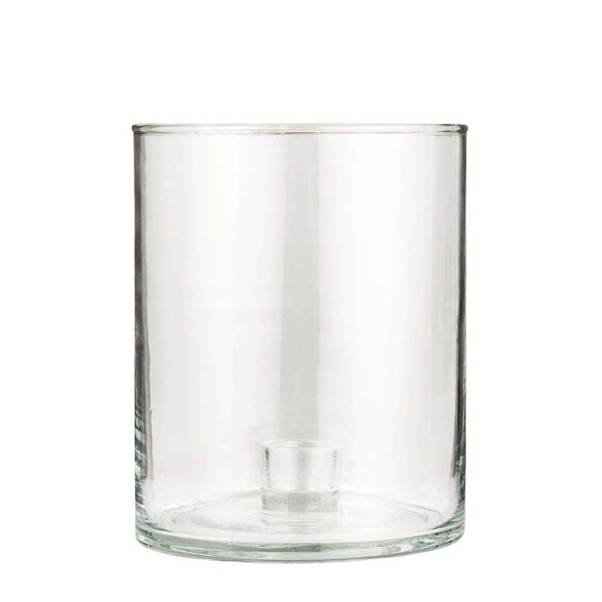 8563-00_01JCJE6GZJ91TN3P3FXKE43KSP7gjwuQyEcNbjI Kerzenhalter Glas mit Einsatz für 2,2cm Kerze, 15x12cm, Ib Laursen